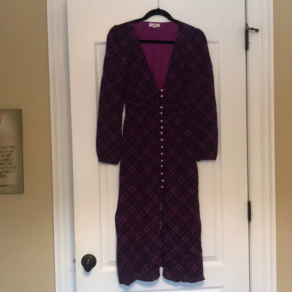 Rahi Purple Plaid Dress